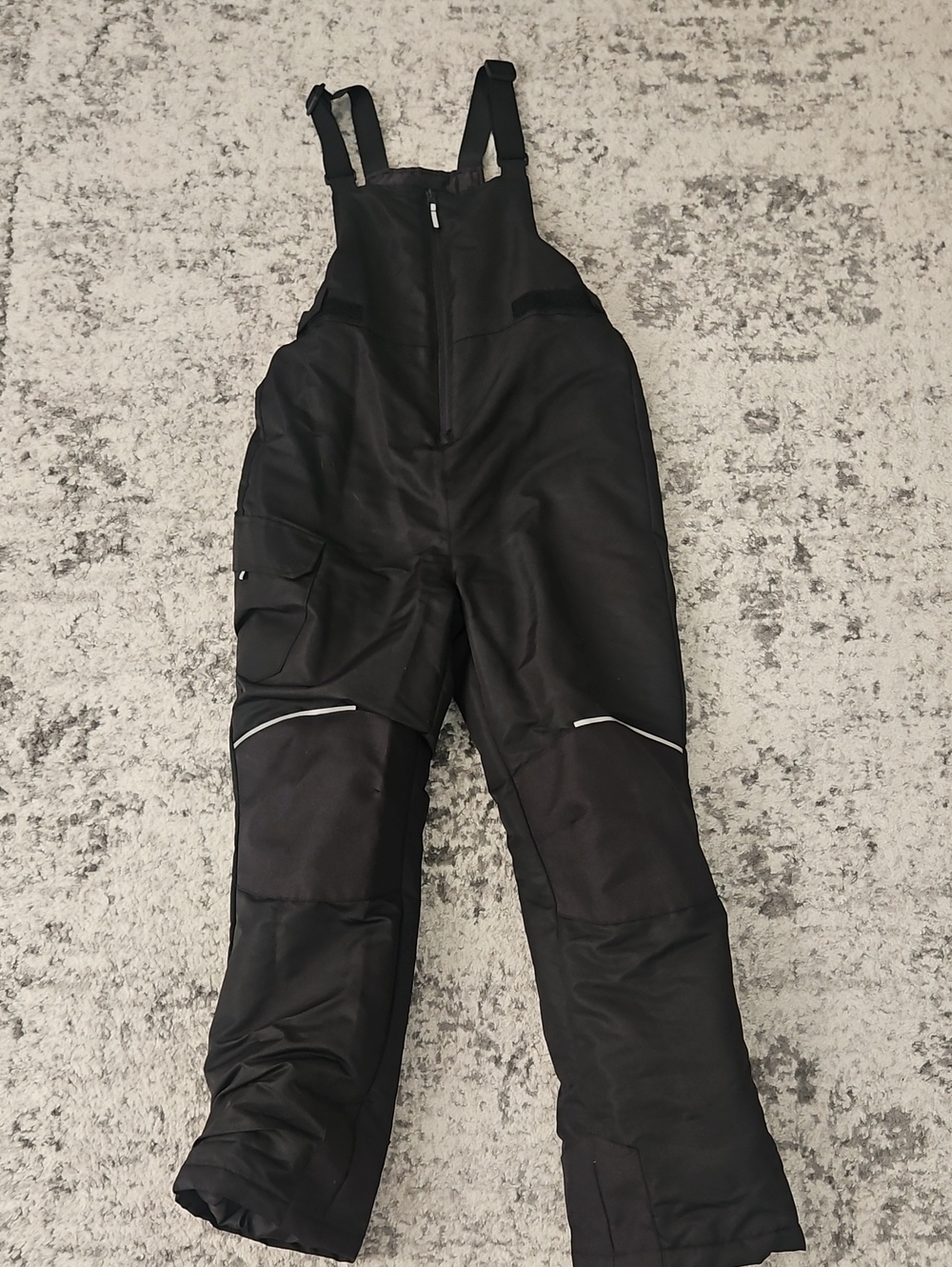 Swiss Tech Black Kids Snow Bib Overalls